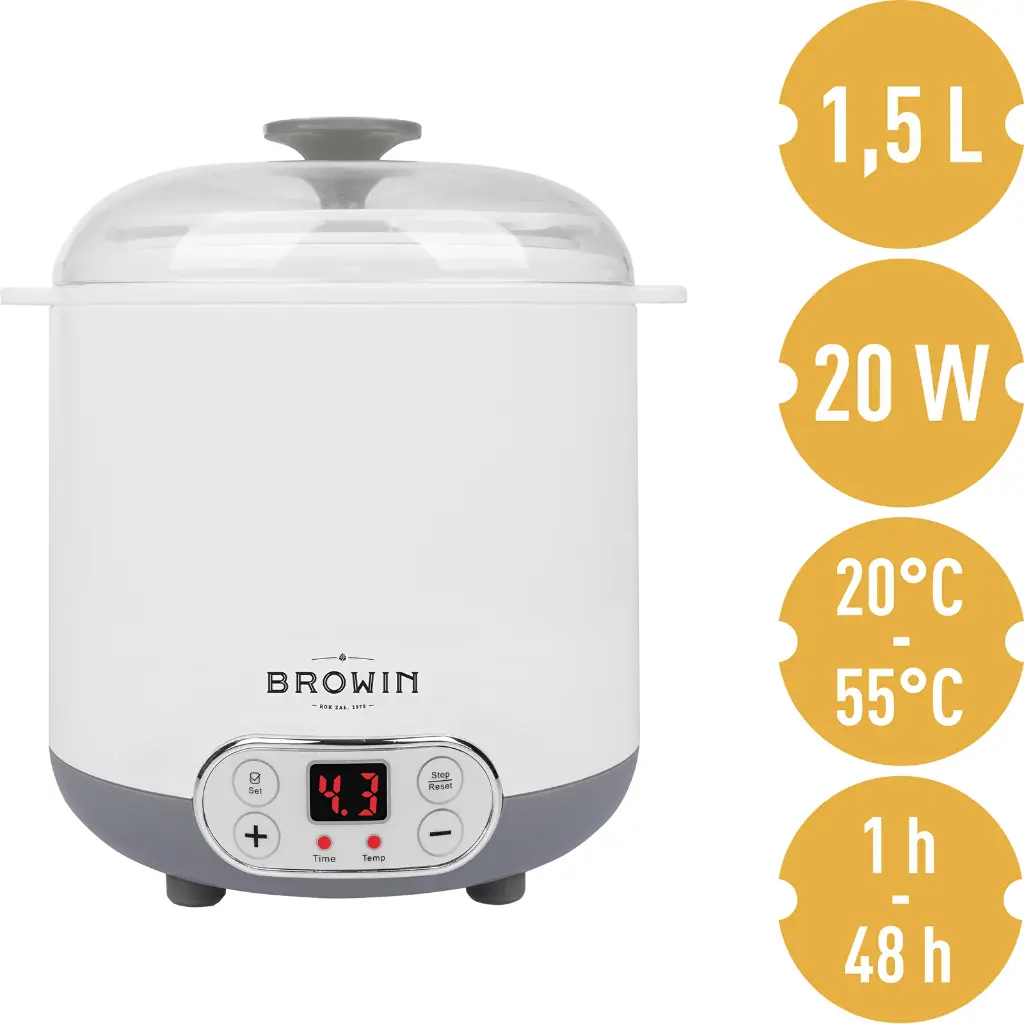 yoghurtmaskin and cheese browin 1,5L info.webp