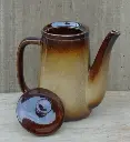 Kaffekanna keramik 11dl creme brun 2.webp