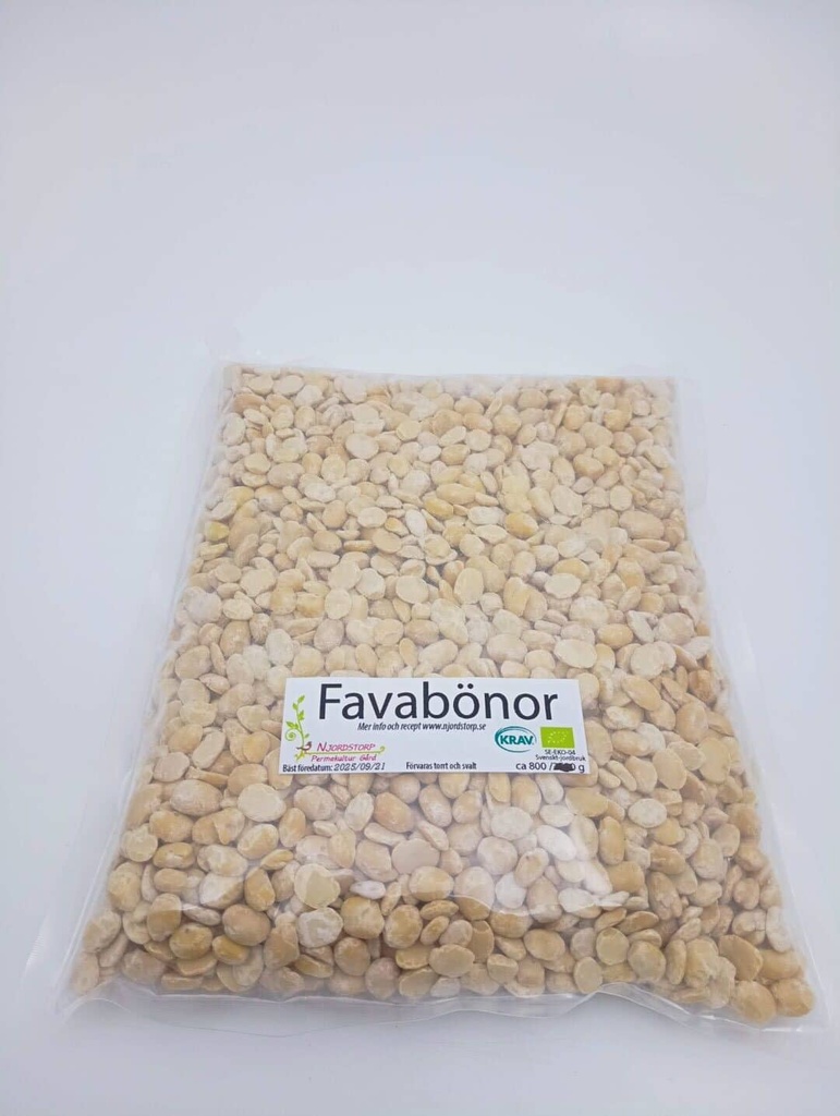 Åkerböna - Svenska skalade favabönor (800 grams)