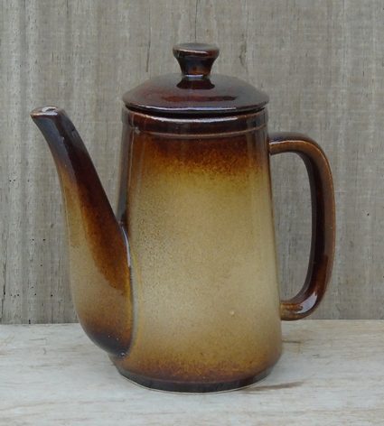 [KERAkaffekanna11dlCremebrun] Ceramic tea/coffee pot 1,1 liter cream/brown