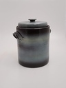 Fermentation jar 4L - Sauerkraut container straight model coral