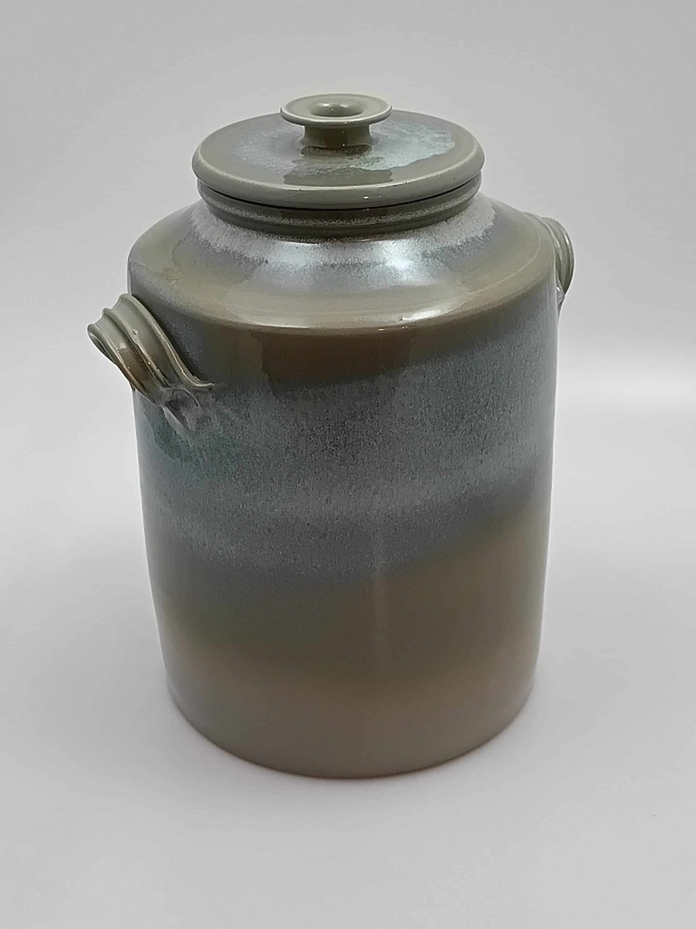 [KRUKAkombucha6ltrNorris] Ceramic Kombucha container 6 litres with stainless steel tap