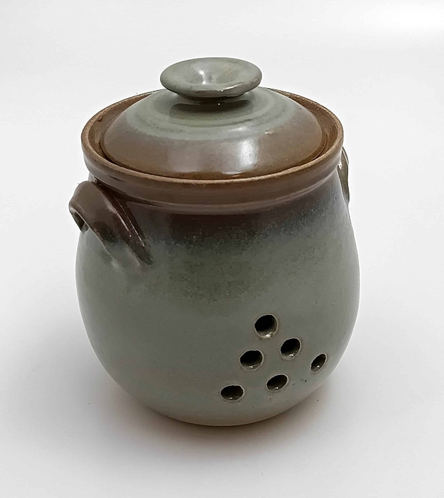 [KERAvitlok1bland] Vitlökskruka 1 liter bland färg grön