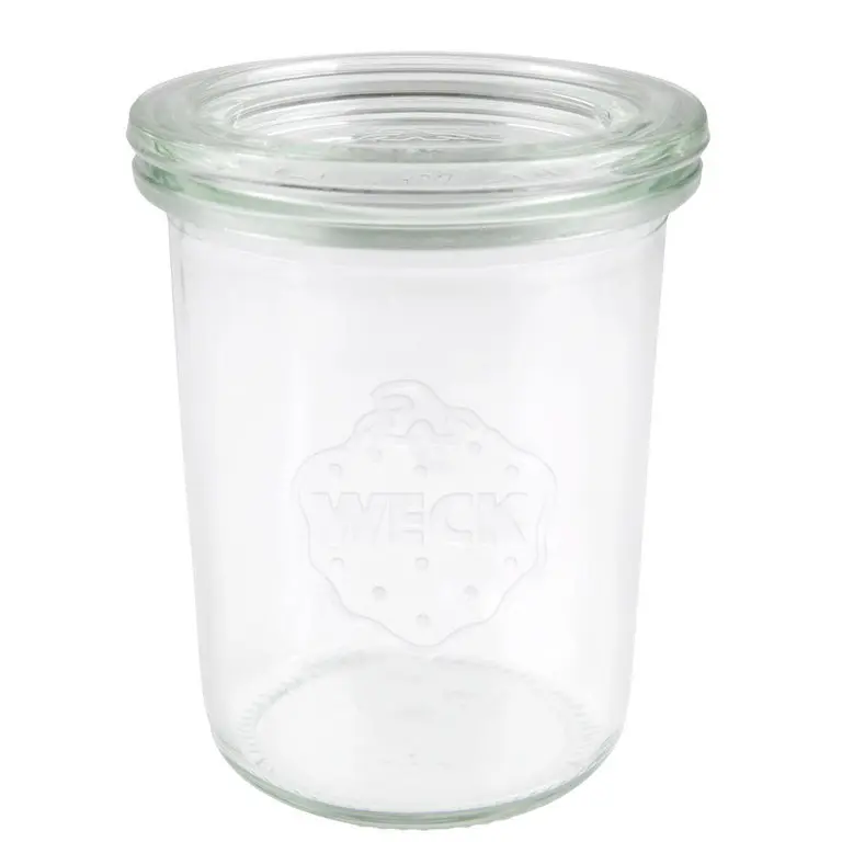 [WK760] Weck 160 ml typ Mini Mold konservingsburk glas och lock (utan ring/clips)