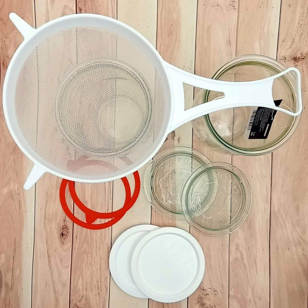 [SKdeluxe10g] Kefir Starter Kit Deluxe (10 grams to approx. 100–200 millilitres of kefir)