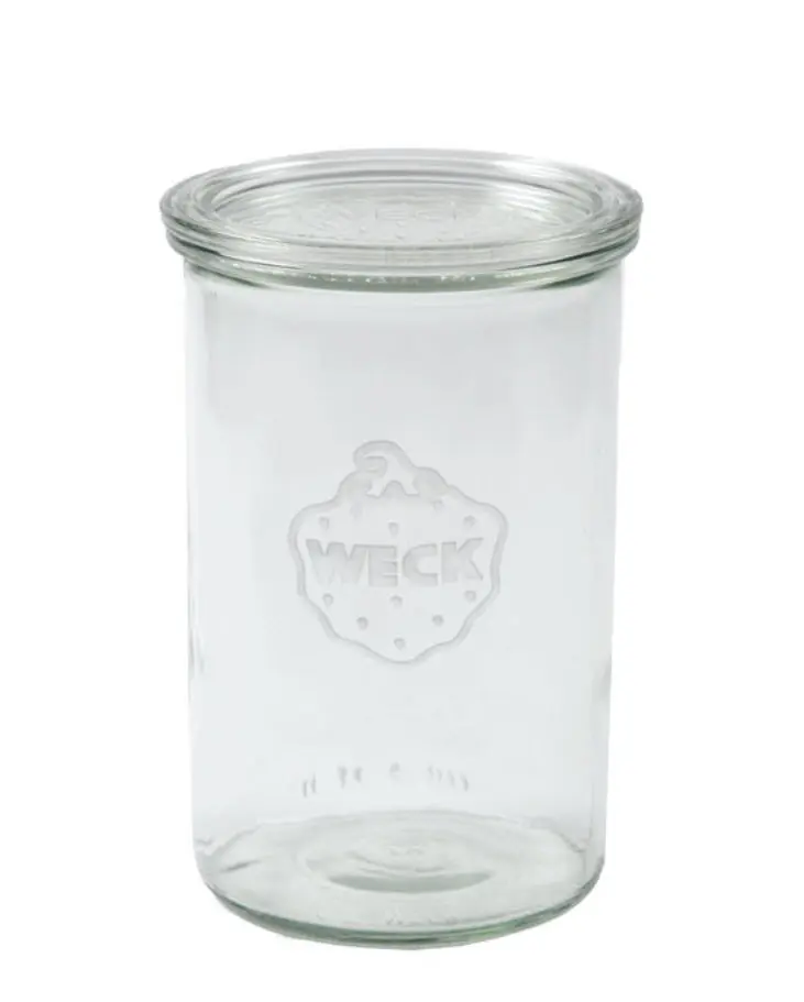 [WK-782] Weck 1 litre type Mold preserving jar glass with lid (without ring/clips)