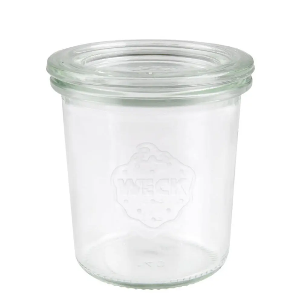 Weck 140 ml Mini Mold preserving jar with lid (without ring/clips)