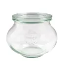 Weck 560ml Deco-shaped preserving jar with lid