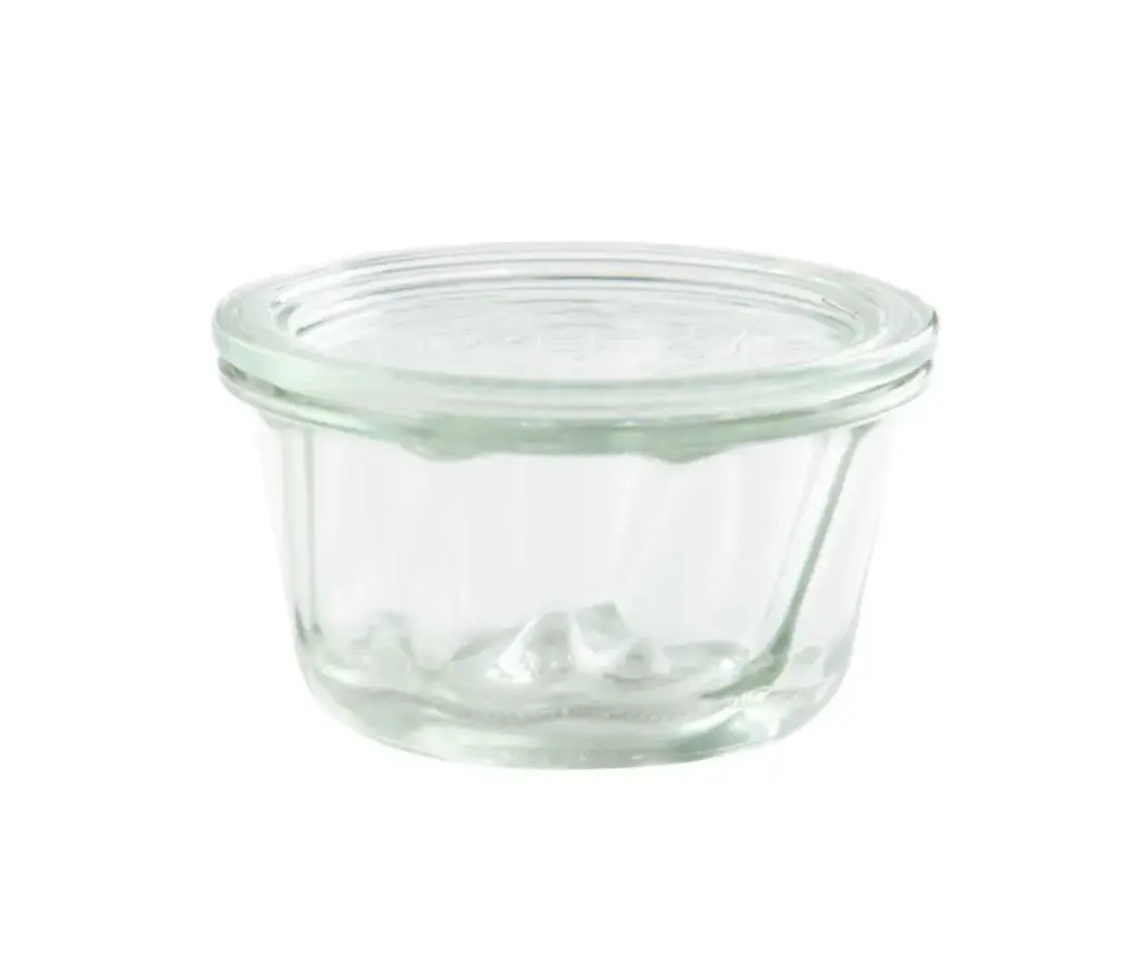 Weck 280 ml typ Special konservingsburk glas med lock (utan ring/clips)
